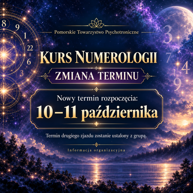 zmiana terminu kursu numerologii